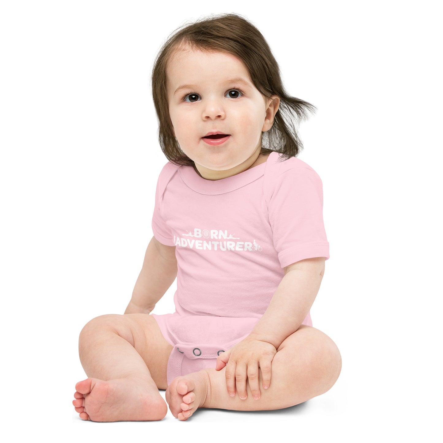 Born Adventurer - Baby short sleeve onesie