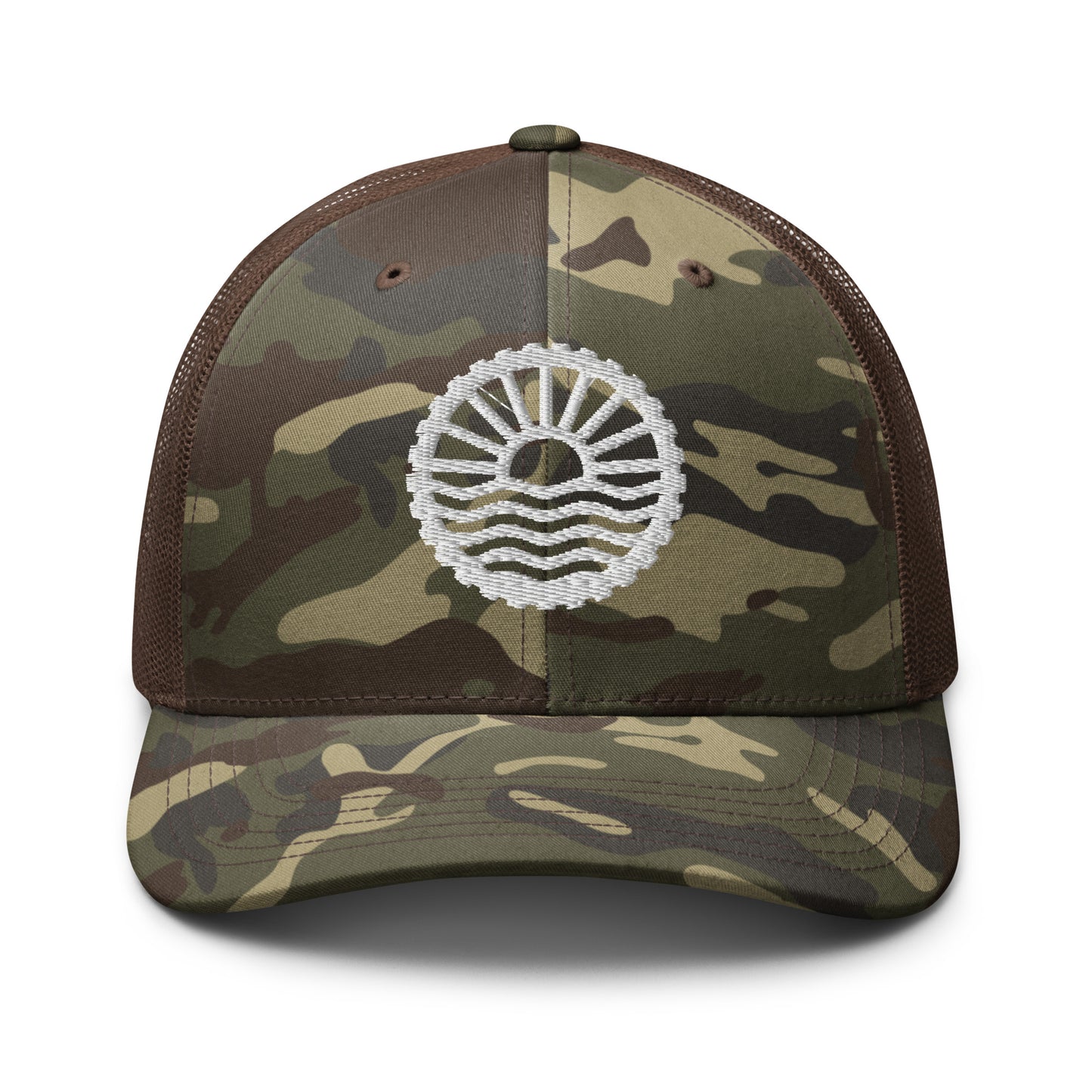 Wheel - Camouflage Snapback mesh hat