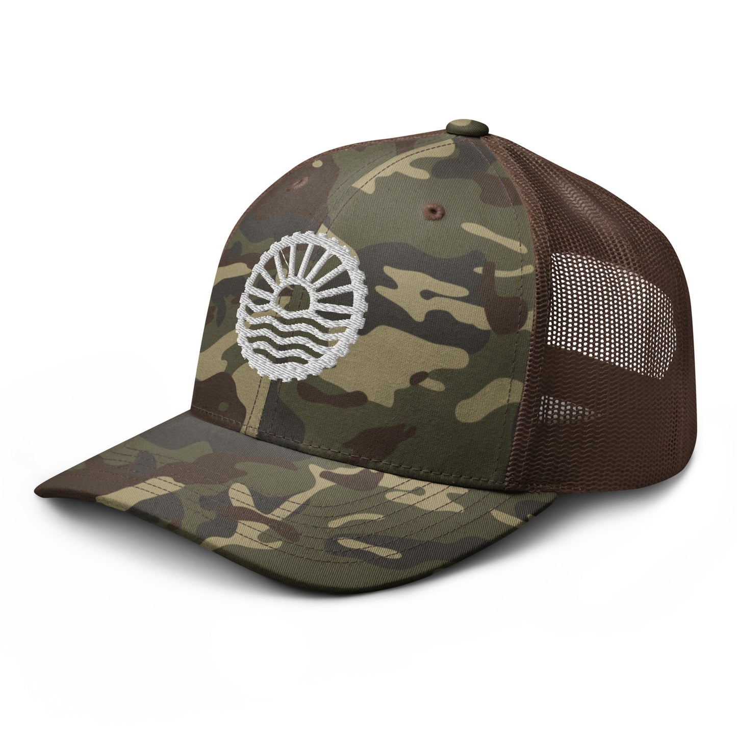 Wheel - Camouflage Snapback mesh hat