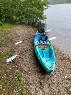 13.5 Perception Tribe Tandem Kayak Blue/Green