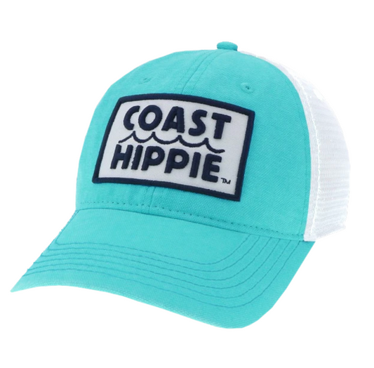 Coast Hippie Patch Hat - Aqua