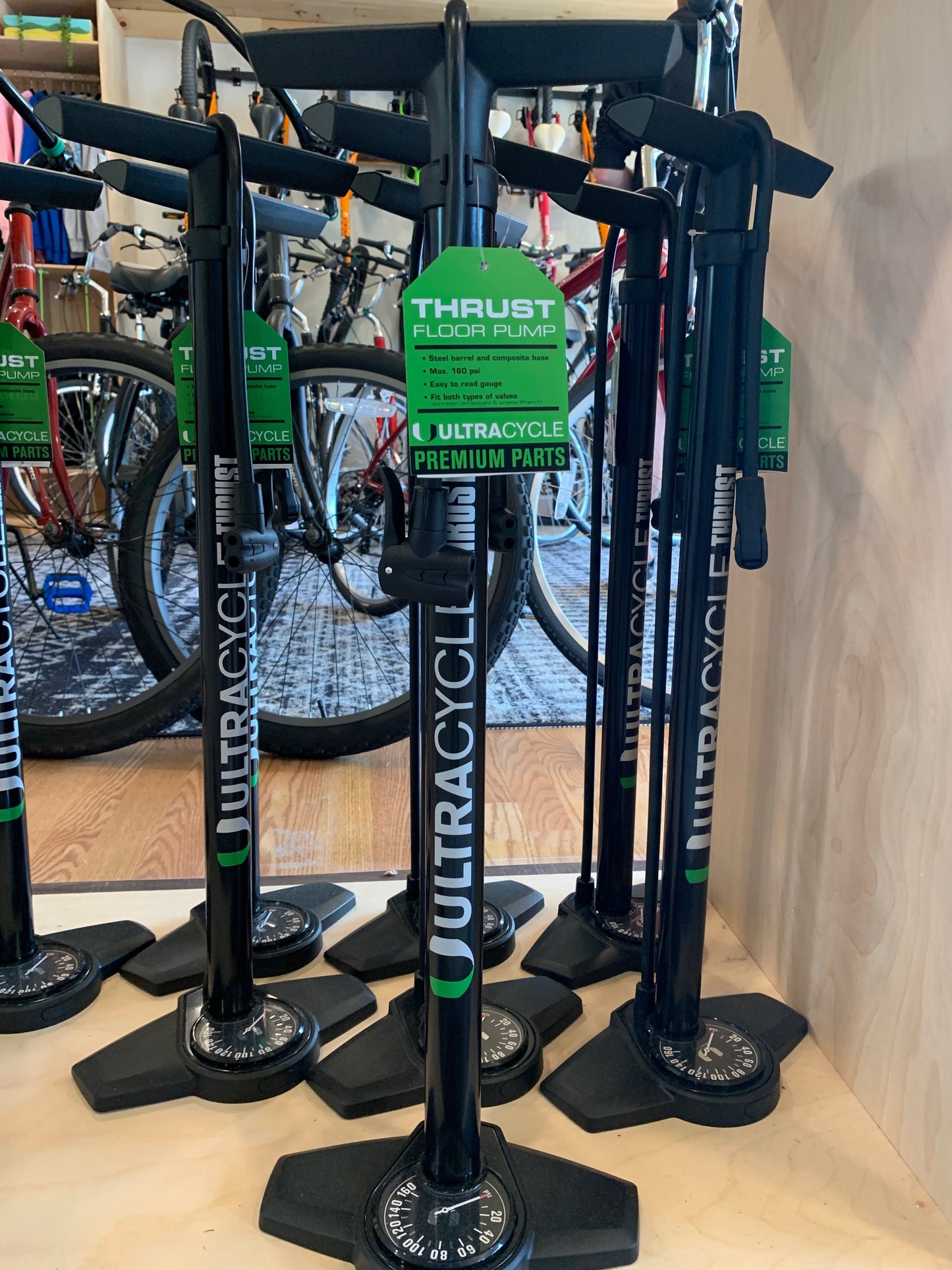 UltraCycle Thrust Floor Pump