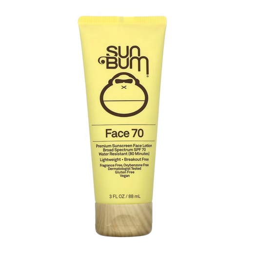 Sun Bum, Premium Sunscreen Face Lotion, SPF 70