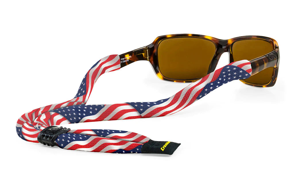 Croakies / suiters USA flag pattern