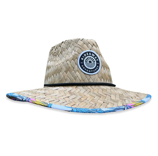 RideAway floral brim straw hat