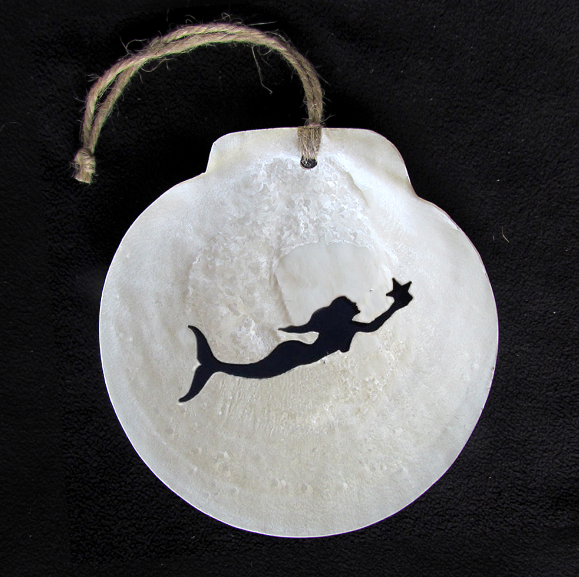 Mermaid Shell Ornament