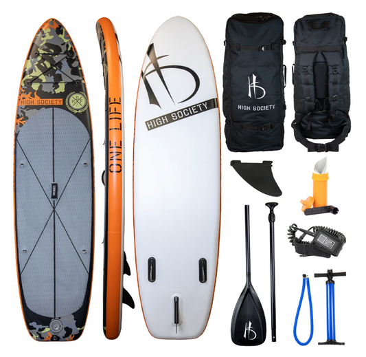 BRAND NEW Inflatable NorthStar Stand-Up Paddle Board Package by High Society